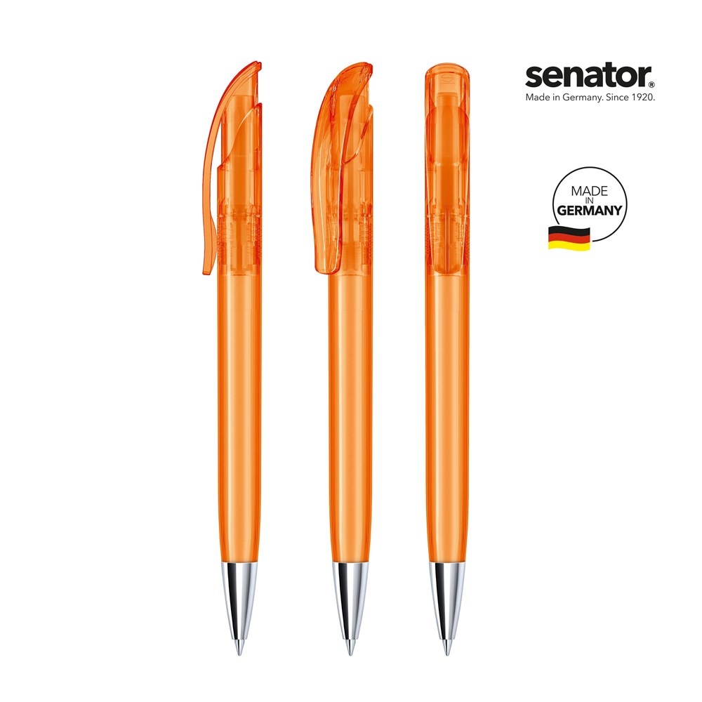 senator® Challenger Clear MT  Druckkugelschreiber - orange 151