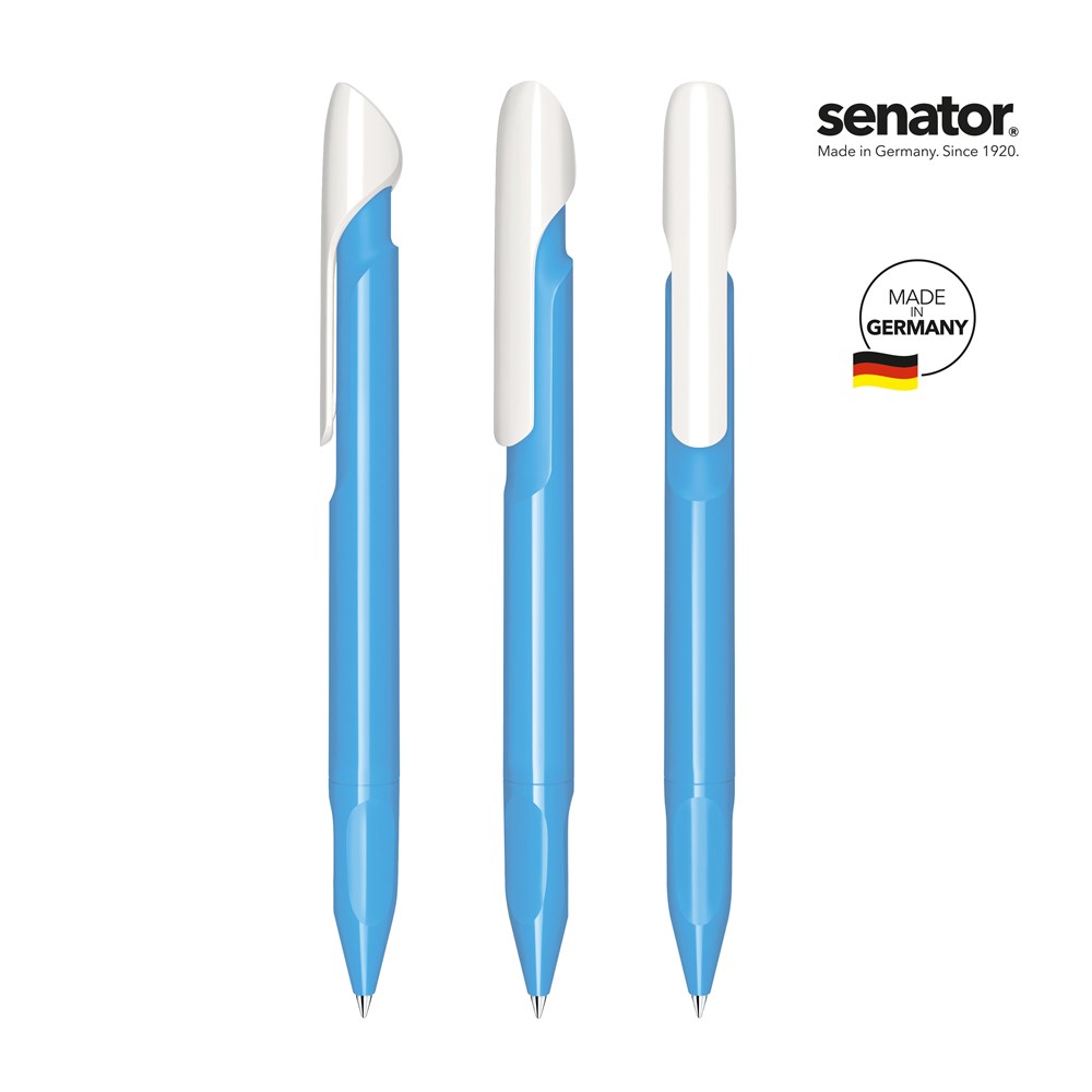 senator® Evoxx Duo Polished Recycled Druckkugelschreiber - blau 279