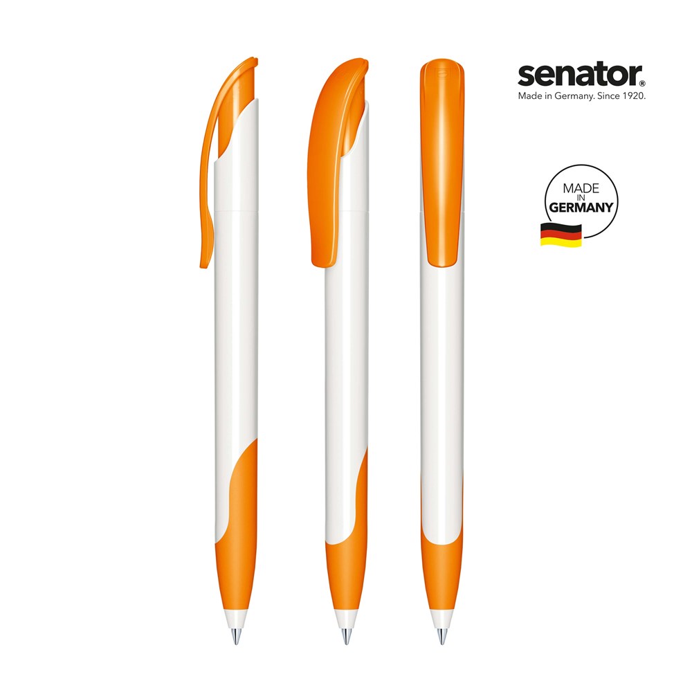 senator® Challenger Polished Basic SG  Druckkugelschreiber - orange 151