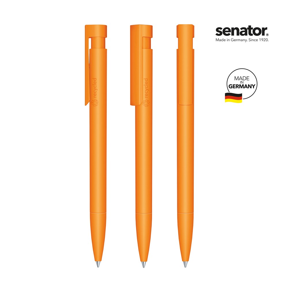 senator® Liberty Matt Recyceld  Druckkugelschreiber - orange 151