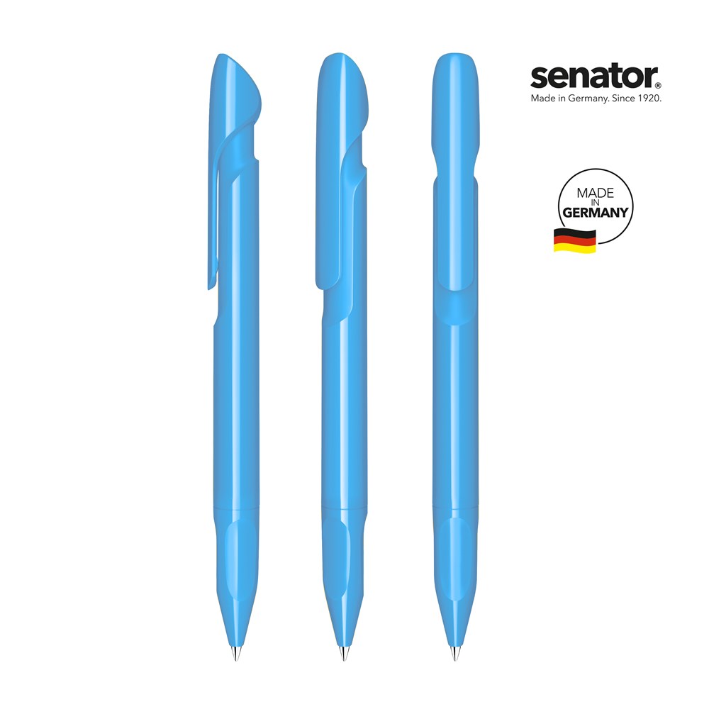 senator® Evoxx Polished Recycled Druckkugelschreiber - blau 279