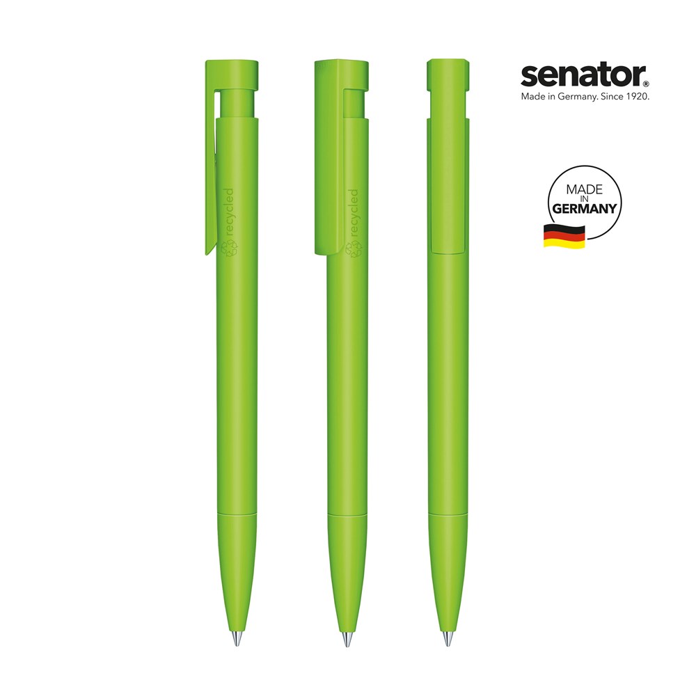 senator® Liberty Matt Recyceld  Druckkugelschreiber - grün 376