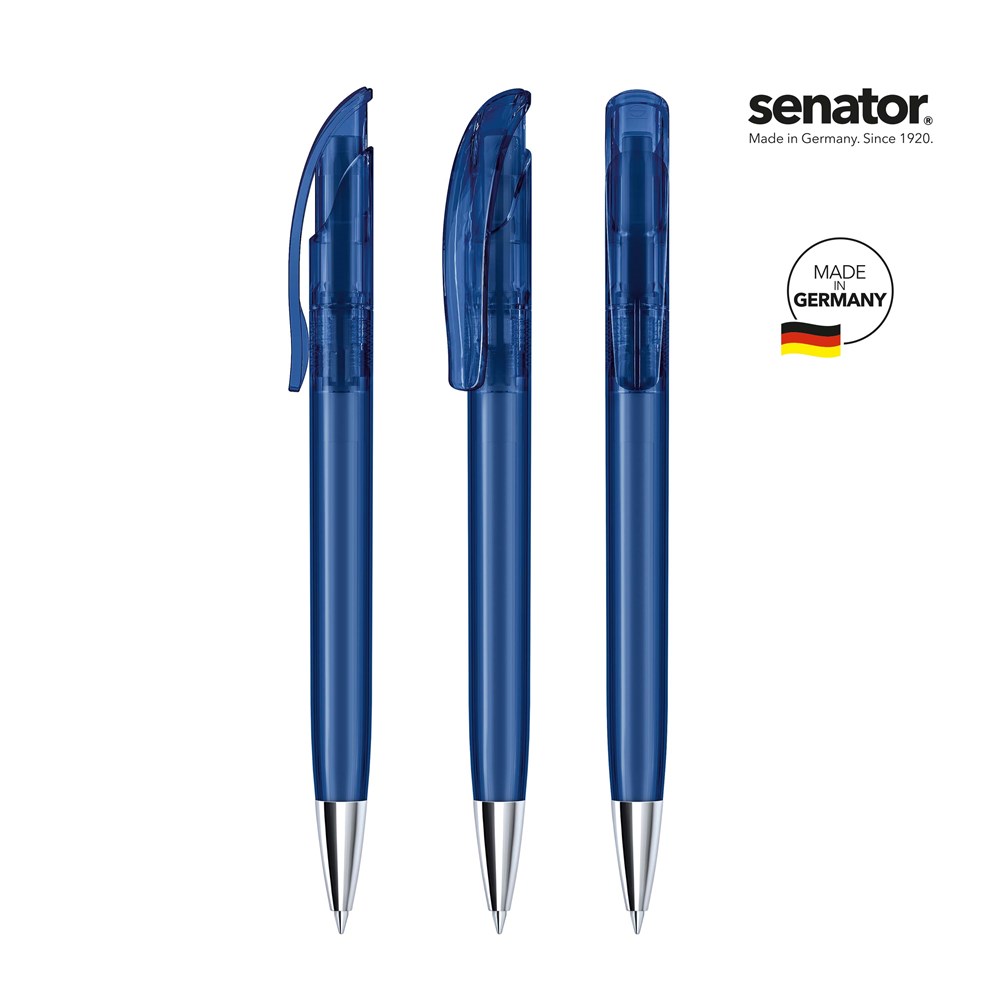 senator® Challenger Clear MT  Druckkugelschreiber - blau 2757