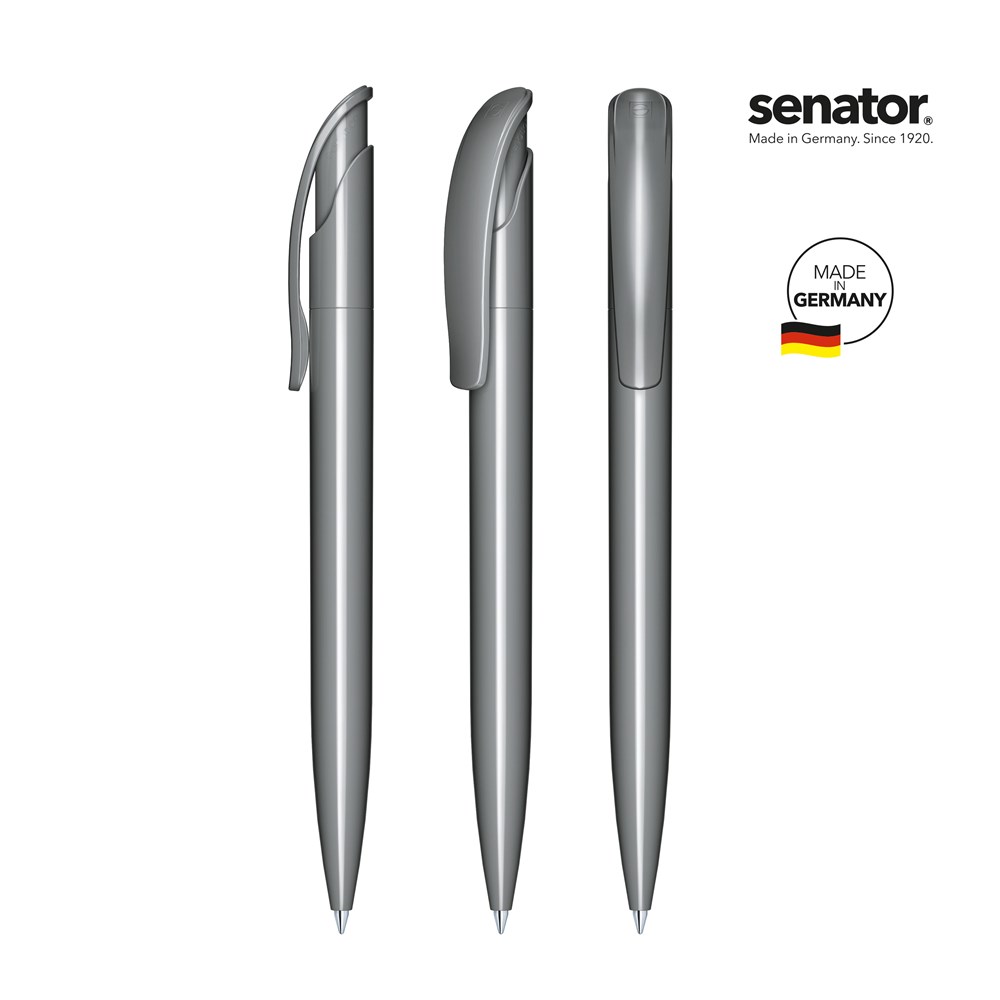 senator® Challenger Polished  Druckkugelschreiber - cool gray 9