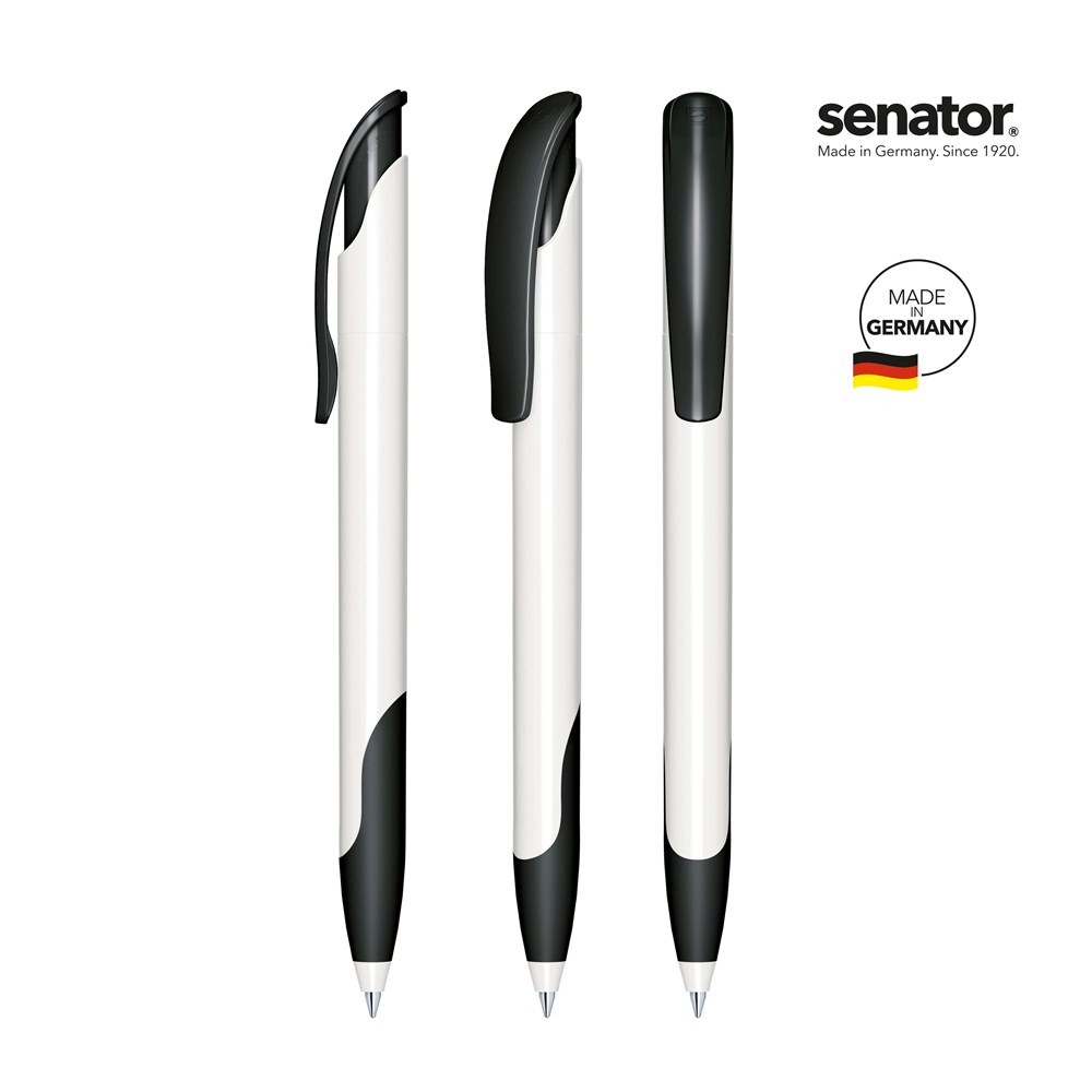 senator® Challenger Polished Basic SG  Druckkugelschreiber - Schwarz