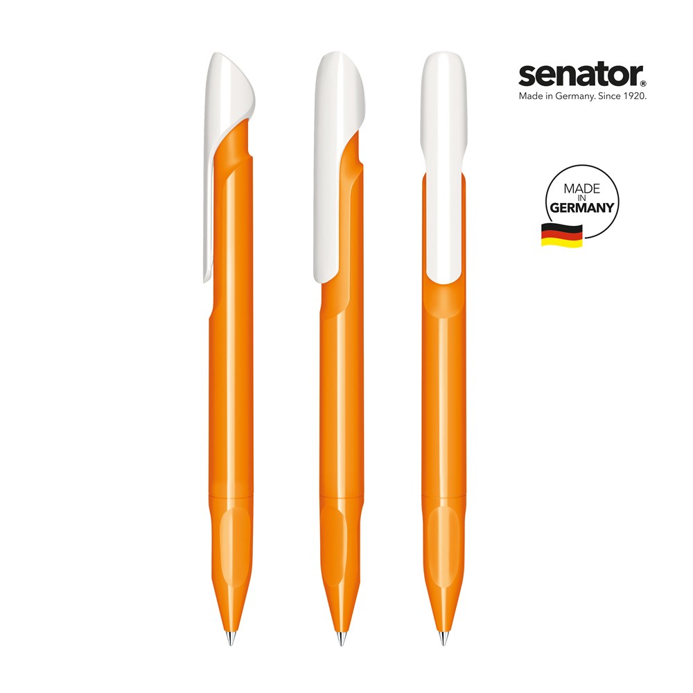 senator® Evoxx Duo Polished Recycled Druckkugelschreiber - orange 151