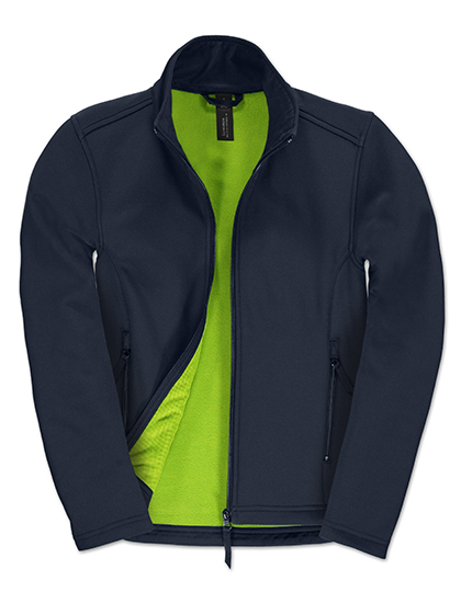 B&C COLLECTION - Women´s Jacket Softshell ID.701 - Navy, Neon Green