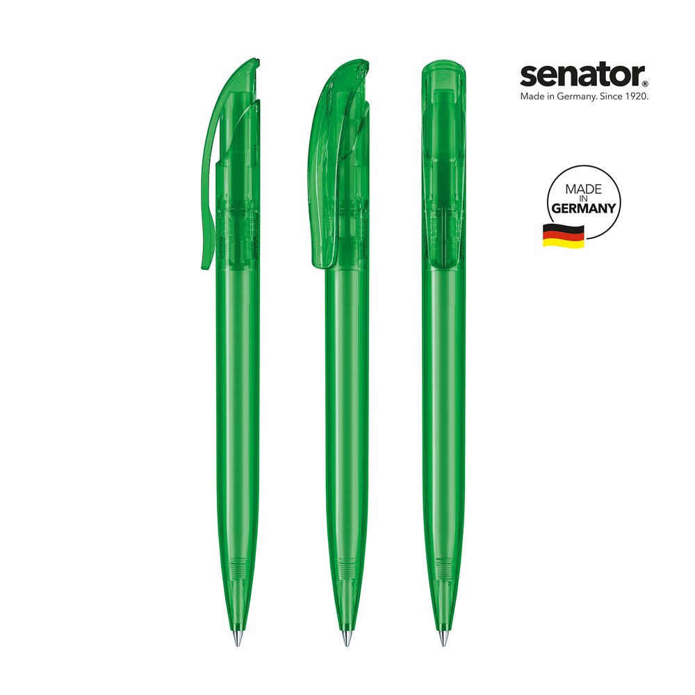 senator® Challenger Clear  Druckkugelschreiber - grün 347
