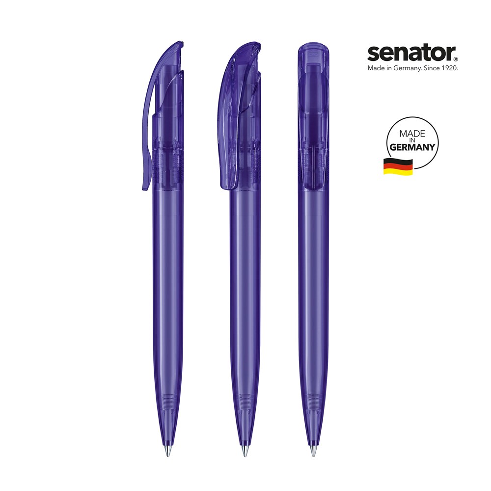senator® Challenger Clear  Druckkugelschreiber - lila 267