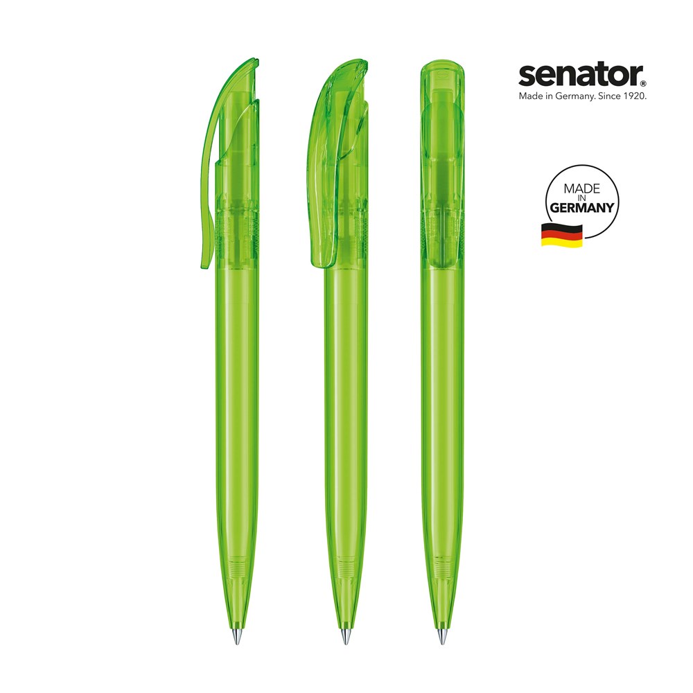 senator® Challenger Clear  Druckkugelschreiber - grün 376