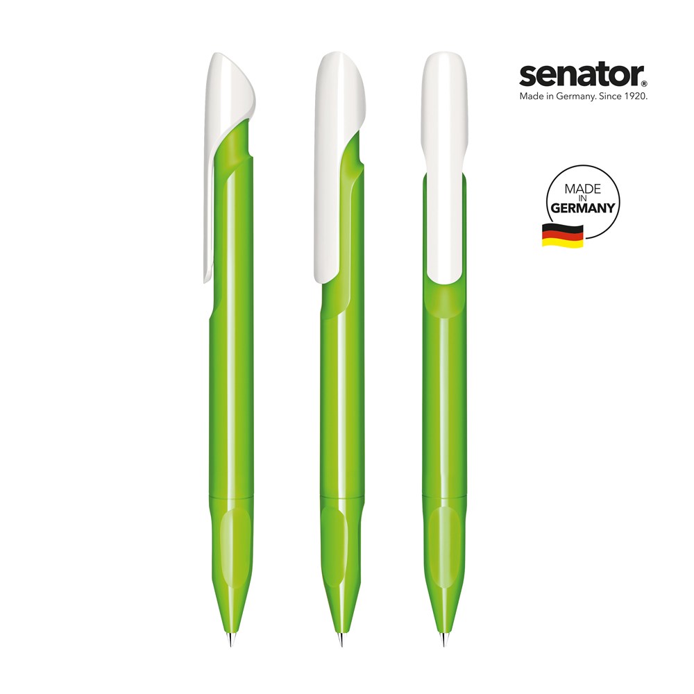 senator® Evoxx Duo Polished Recycled Druckkugelschreiber - Lime Green